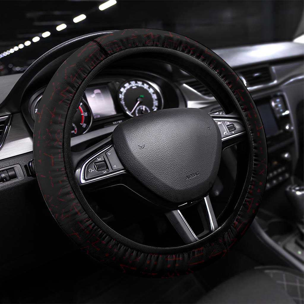 Berserker Bear Warrior Viking Steering Wheel Cover Tribal Strength and Runic Blood