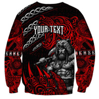 Berserker Bear Warrior Viking Sweatshirt Tribal Strength and Runic Blood