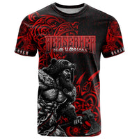 Berserker Bear Warrior Viking T Shirt Tribal Strength and Runic Blood
