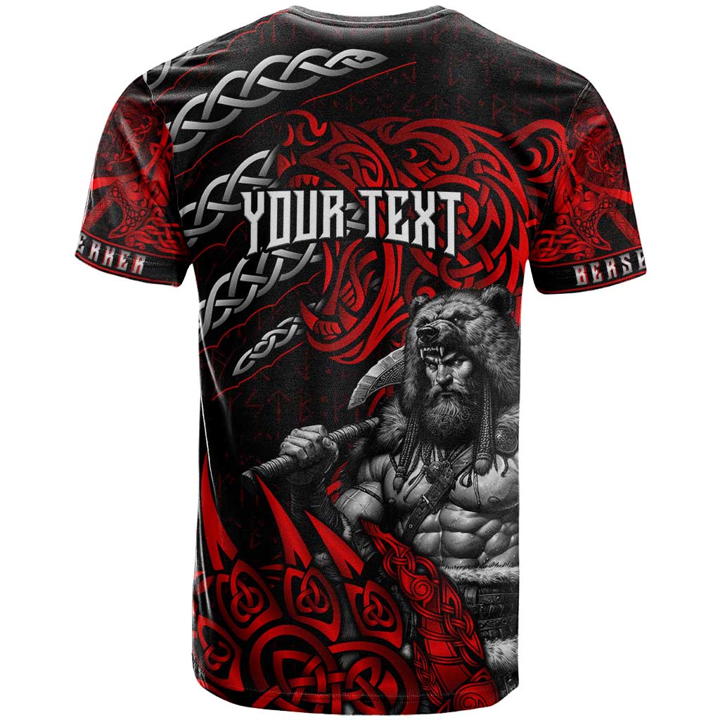 Berserker Bear Warrior Viking T Shirt Tribal Strength and Runic Blood