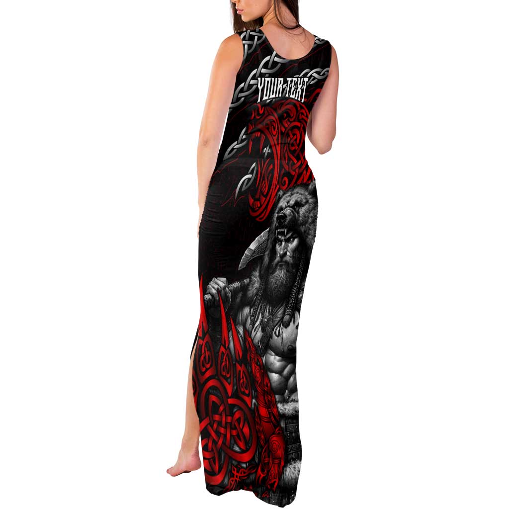Berserker Bear Warrior Viking Tank Maxi Dress Tribal Strength and Runic Blood
