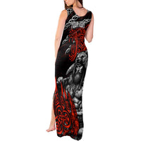 Berserker Bear Warrior Viking Tank Maxi Dress Tribal Strength and Runic Blood