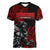 Berserker Bear Warrior Viking Women V-Neck T-Shirt Tribal Strength and Runic Blood