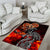 Ulfhednar Wofl Warrior Viking Area Rug Runes Norse Mythology Fire
