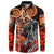 Ulfhednar Wofl Warrior Viking Button Sweatshirt Runes Norse Mythology Fire