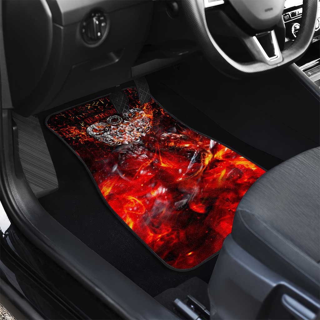 Ulfhednar Wofl Warrior Viking Car Mats Runes Norse Mythology Fire
