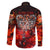 Ulfhednar Wofl Warrior Viking Family Matching Off The Shoulder Long Sleeve Dress and Hawaiian Shirt Runes Norse Mythology Fire