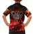 Ulfhednar Wofl Warrior Viking Family Matching Short Sleeve Bodycon Dress and Hawaiian Shirt Runes Norse Mythology Fire