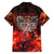 Ulfhednar Wofl Warrior Viking Family Matching Summer Maxi Dress and Hawaiian Shirt Runes Norse Mythology Fire