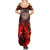 Ulfhednar Wofl Warrior Viking Family Matching Summer Maxi Dress and Hawaiian Shirt Runes Norse Mythology Fire