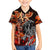 Ulfhednar Wofl Warrior Viking Family Matching Summer Maxi Dress and Hawaiian Shirt Runes Norse Mythology Fire