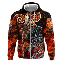 Ulfhednar Wofl Warrior Viking Hoodie Runes Norse Mythology Fire