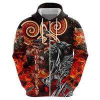 Ulfhednar Wofl Warrior Viking Hoodie Runes Norse Mythology Fire