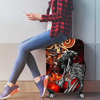 Ulfhednar Wofl Warrior Viking Luggage Cover Runes Norse Mythology Fire