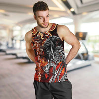 Ulfhednar Wofl Warrior Viking Men Tank Top Runes Norse Mythology Fire