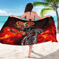 Ulfhednar Wofl Warrior Viking Sarong Runes Norse Mythology Fire