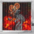 Ulfhednar Wofl Warrior Viking Shower Curtain Runes Norse Mythology Fire
