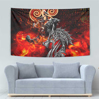 Ulfhednar Wofl Warrior Viking Tapestry Runes Norse Mythology Fire