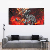 Ulfhednar Wofl Warrior Viking Tapestry Runes Norse Mythology Fire
