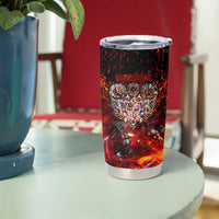 Ulfhednar Wofl Warrior Viking Tumbler Cup Runes Norse Mythology Fire
