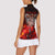 Ulfhednar Wofl Warrior Viking Women Sleeveless Polo Shirt Runes Norse Mythology Fire