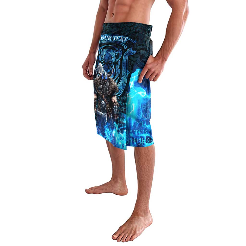 Jofurr Boar Warrior Viking Lavalava Frost Viking Runes Blue Flame