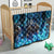 Jofurr Boar Warrior Viking Quilt Frost Viking Runes Blue Flame