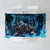 Jofurr Boar Warrior Viking Tablecloth Frost Viking Runes Blue Flame