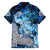 Eye of God Huginn and Muninn Viking Family Matching Off The Shoulder Long Sleeve Dress and Hawaiian Shirt Odin Ravens in Frostflame and Runeflight Style
