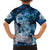 Eye of God Huginn and Muninn Viking Family Matching Off Shoulder Short Dress and Hawaiian Shirt Odin Ravens in Frostflame and Runeflight Style