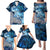 Eye of God Huginn and Muninn Viking Family Matching Puletasi and Hawaiian Shirt Odin Ravens in Frostflame and Runeflight Style