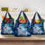 Eye of God Huginn and Muninn Viking Grocery Bag Odin Ravens in Frostflame and Runeflight Style