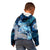 Eye of God Huginn and Muninn Viking Kid Hoodie Odin Ravens in Frostflame and Runeflight Style