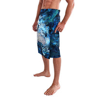 Eye of God Huginn and Muninn Viking Lavalava Odin Ravens in Frostflame and Runeflight Style