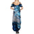 Eye of God Huginn and Muninn Viking Summer Maxi Dress Odin Ravens in Frostflame and Runeflight Style