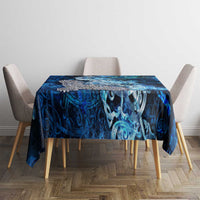 Eye of God Huginn and Muninn Viking Tablecloth Odin Ravens in Frostflame and Runeflight Style
