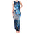 Eye of God Huginn and Muninn Viking Tank Maxi Dress Odin Ravens in Frostflame and Runeflight Style