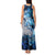 Eye of God Huginn and Muninn Viking Tank Maxi Dress Odin Ravens in Frostflame and Runeflight Style