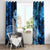 Eye of God Huginn and Muninn Viking Window Curtain Odin Ravens in Frostflame and Runeflight Style