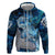 Eye of God Huginn and Muninn Viking Zip Hoodie Odin Ravens in Frostflame and Runeflight Style