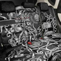 Viking Warrior Back Car Seat Cover Tales Entwined in Nordic Knotwork
