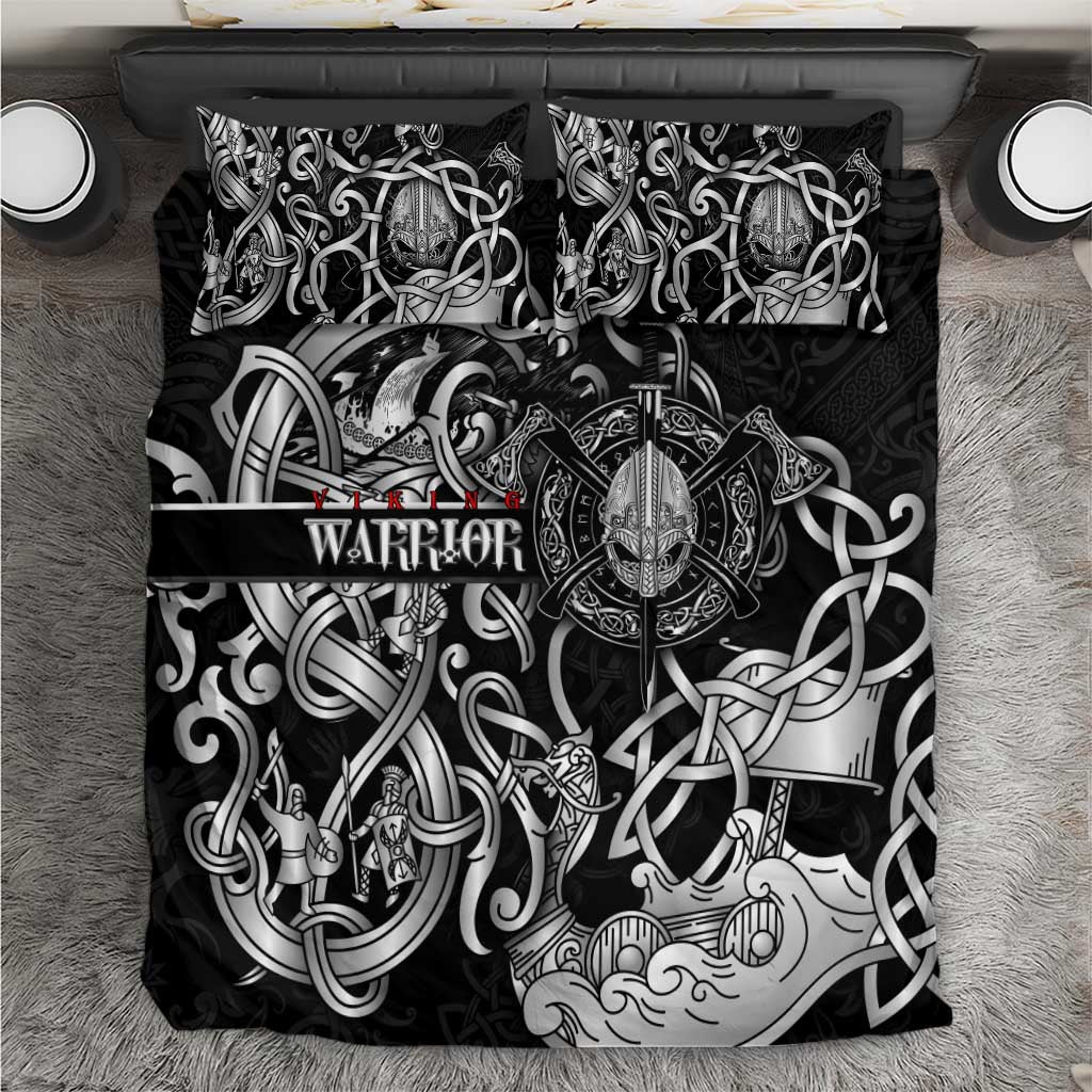 Viking Warrior Bedding Set Tales Entwined in Nordic Knotwork