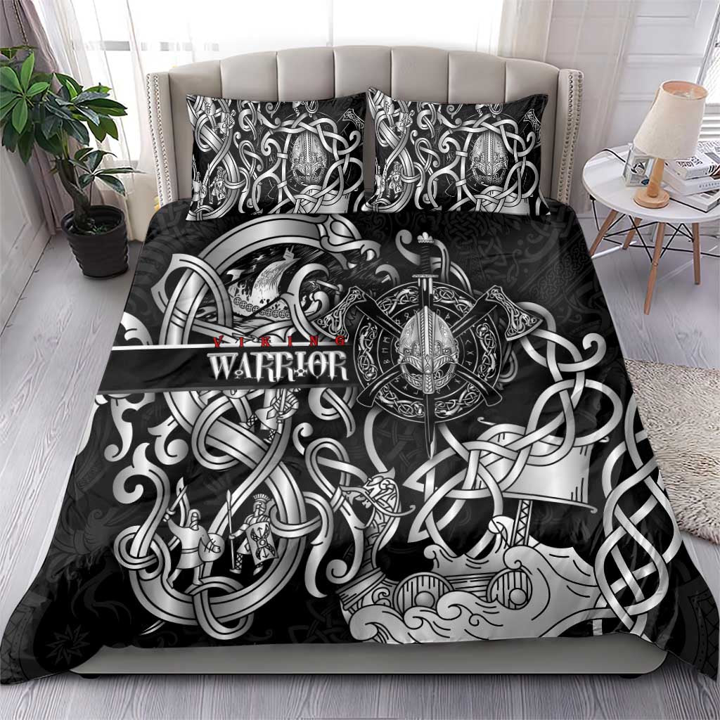 Viking Warrior Bedding Set Tales Entwined in Nordic Knotwork