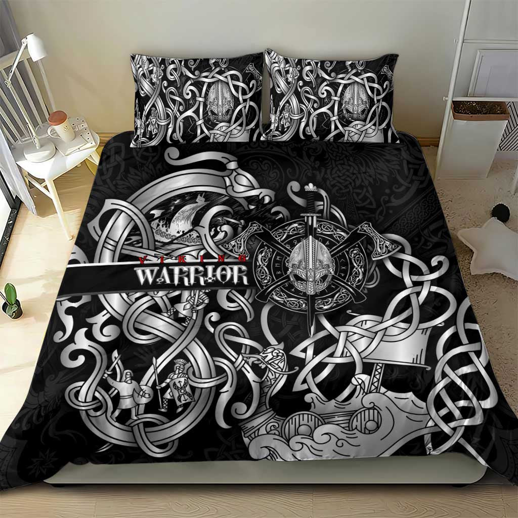 Viking Warrior Bedding Set Tales Entwined in Nordic Knotwork