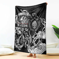 Viking Warrior Blanket Tales Entwined in Nordic Knotwork