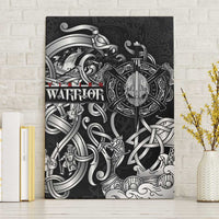 Viking Warrior Canvas Wall Art Tales Entwined in Nordic Knotwork