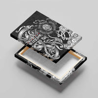 Viking Warrior Canvas Wall Art Tales Entwined in Nordic Knotwork