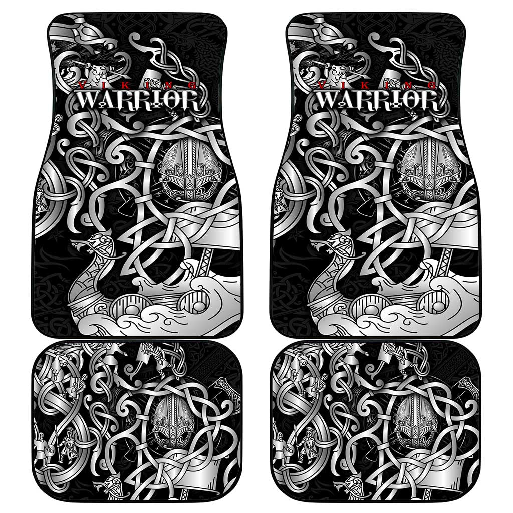 Viking Warrior Car Mats Tales Entwined in Nordic Knotwork