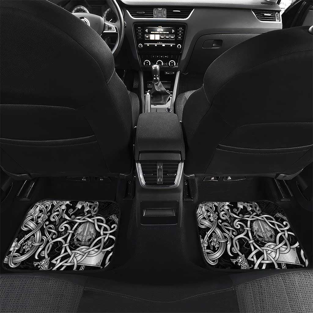 Viking Warrior Car Mats Tales Entwined in Nordic Knotwork