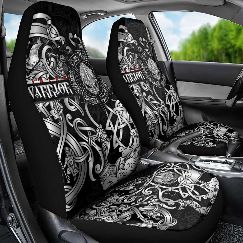 Viking Warrior Car Seat Cover Tales Entwined in Nordic Knotwork